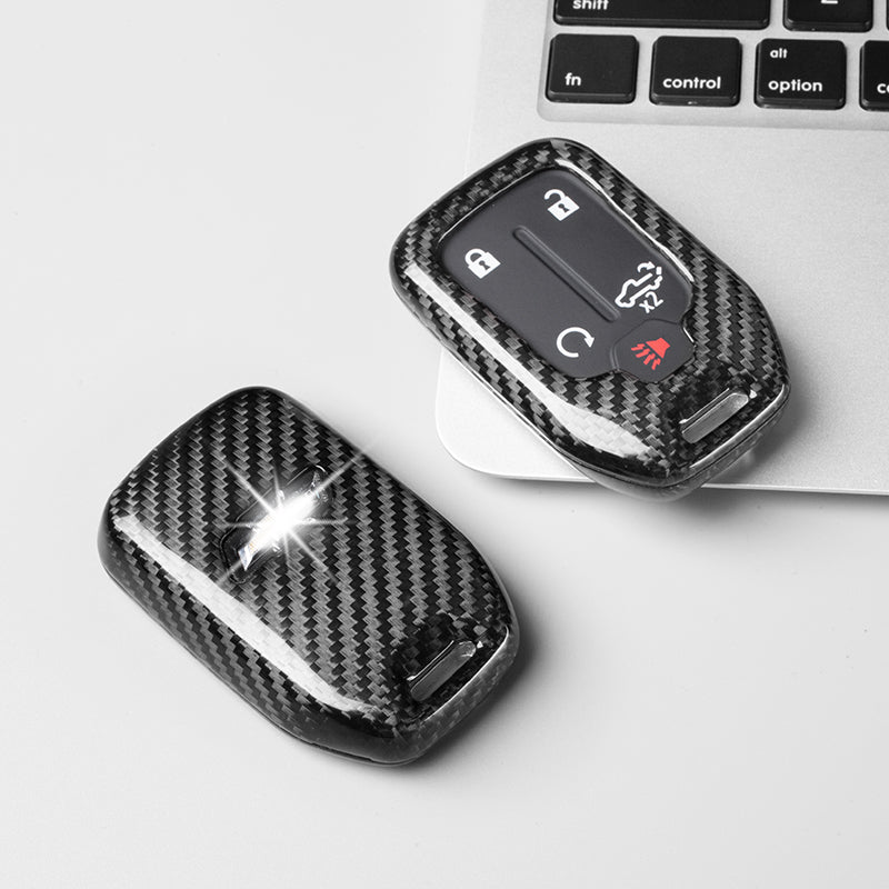 T-Carbon for Chevrolet Carbon Fiber Key Fob Case (Model B)