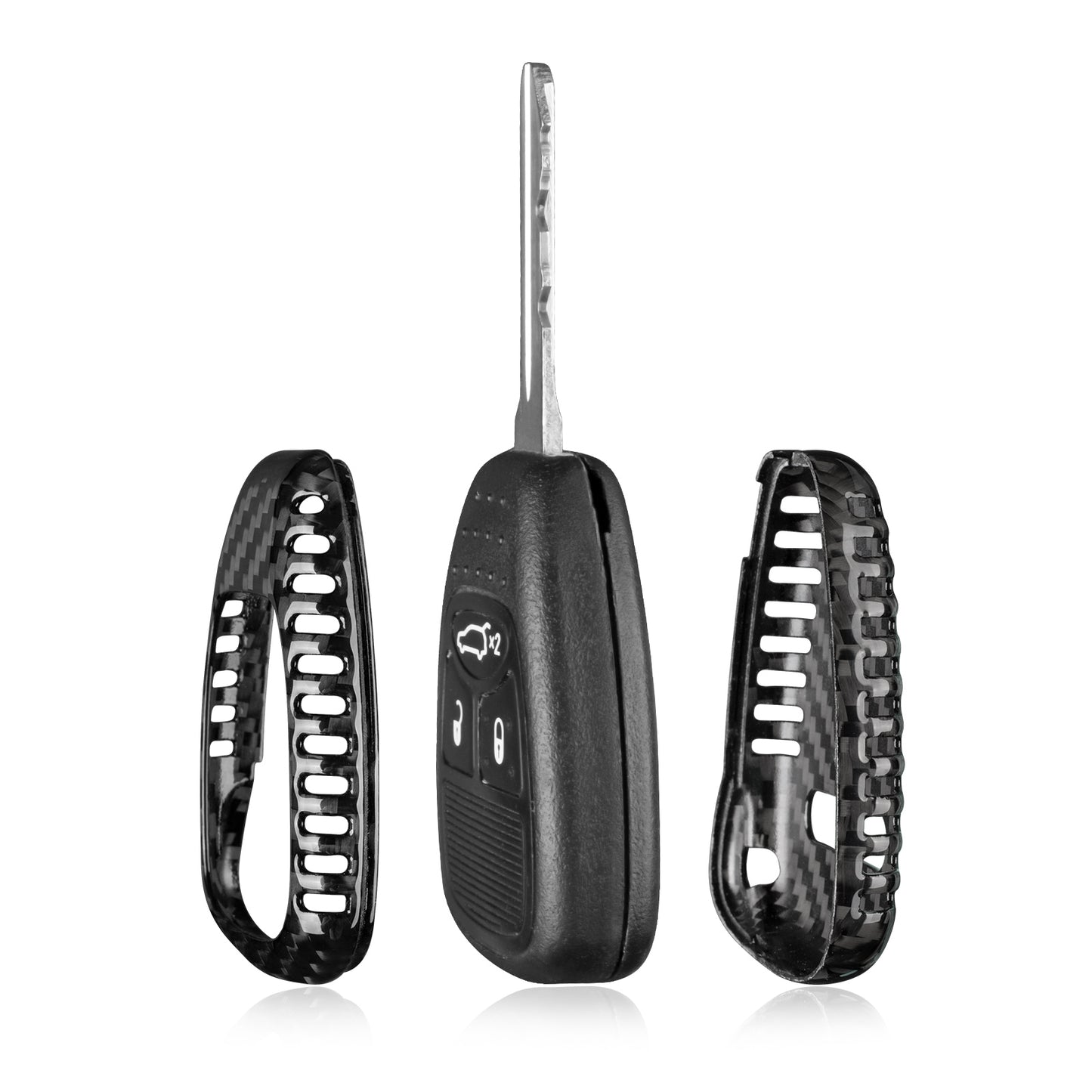 T-Carbon for Jeep Carbon Fiber Key Fob Case (Model E)