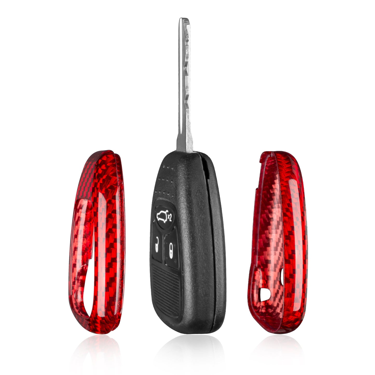 T-Carbon for Jeep Carbon Fiber Key Fob Case (Model E)