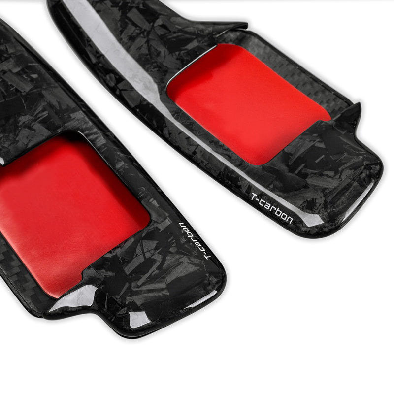 T-Carbon for Chevrolet Corvette Carbon Fiber Paddle Shifters (Model B: Corvette C8)