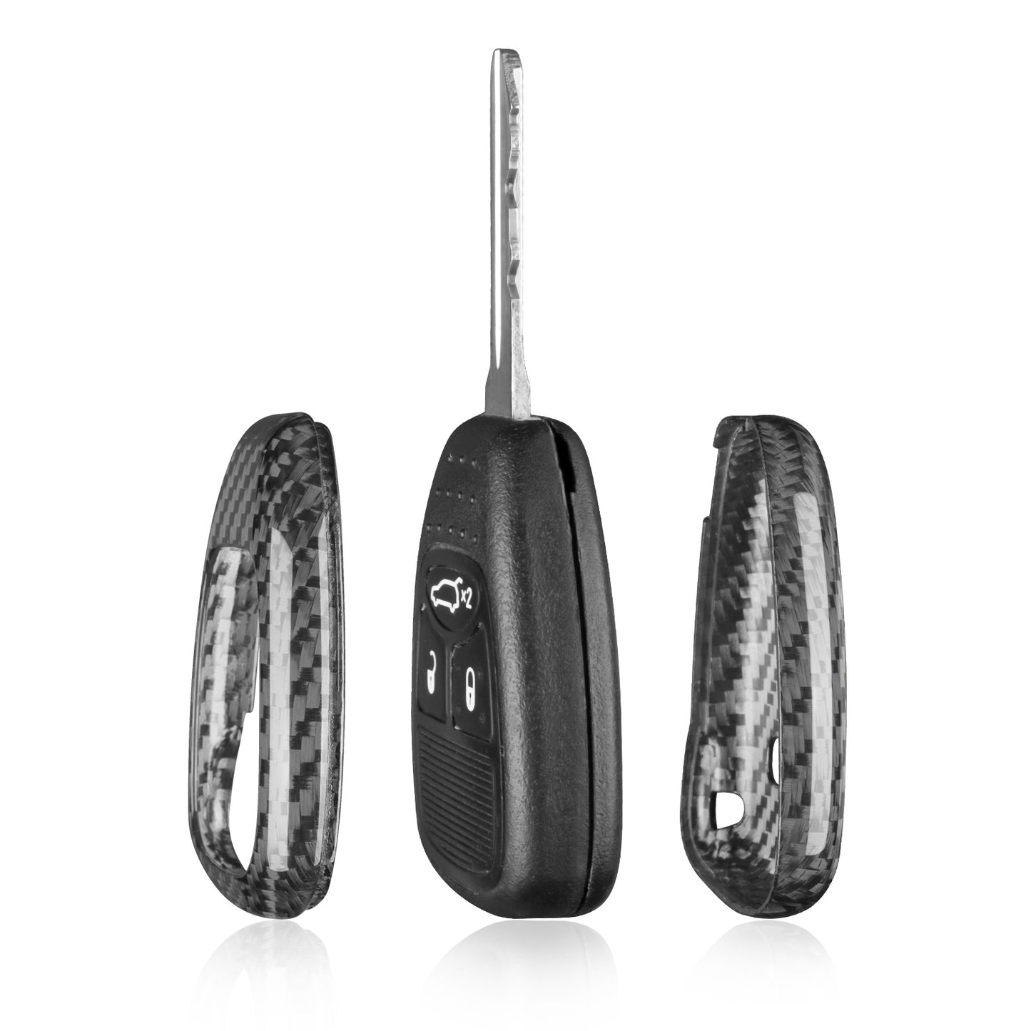 T-Carbon for Jeep Carbon Fiber Key Fob Case (Model E)