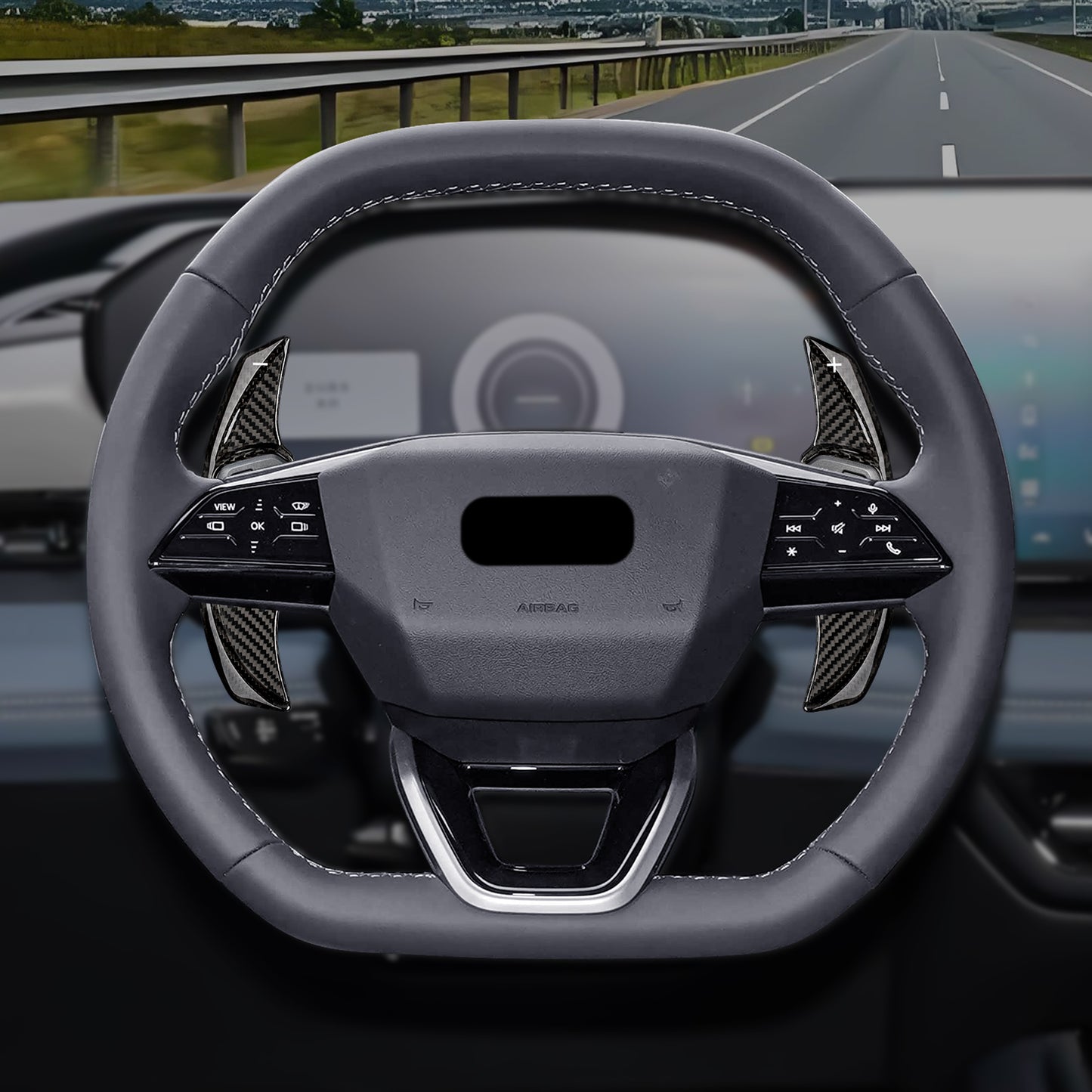 T-Carbon for Audi Carbon Fiber Paddle Shifters (Model H: 2024)