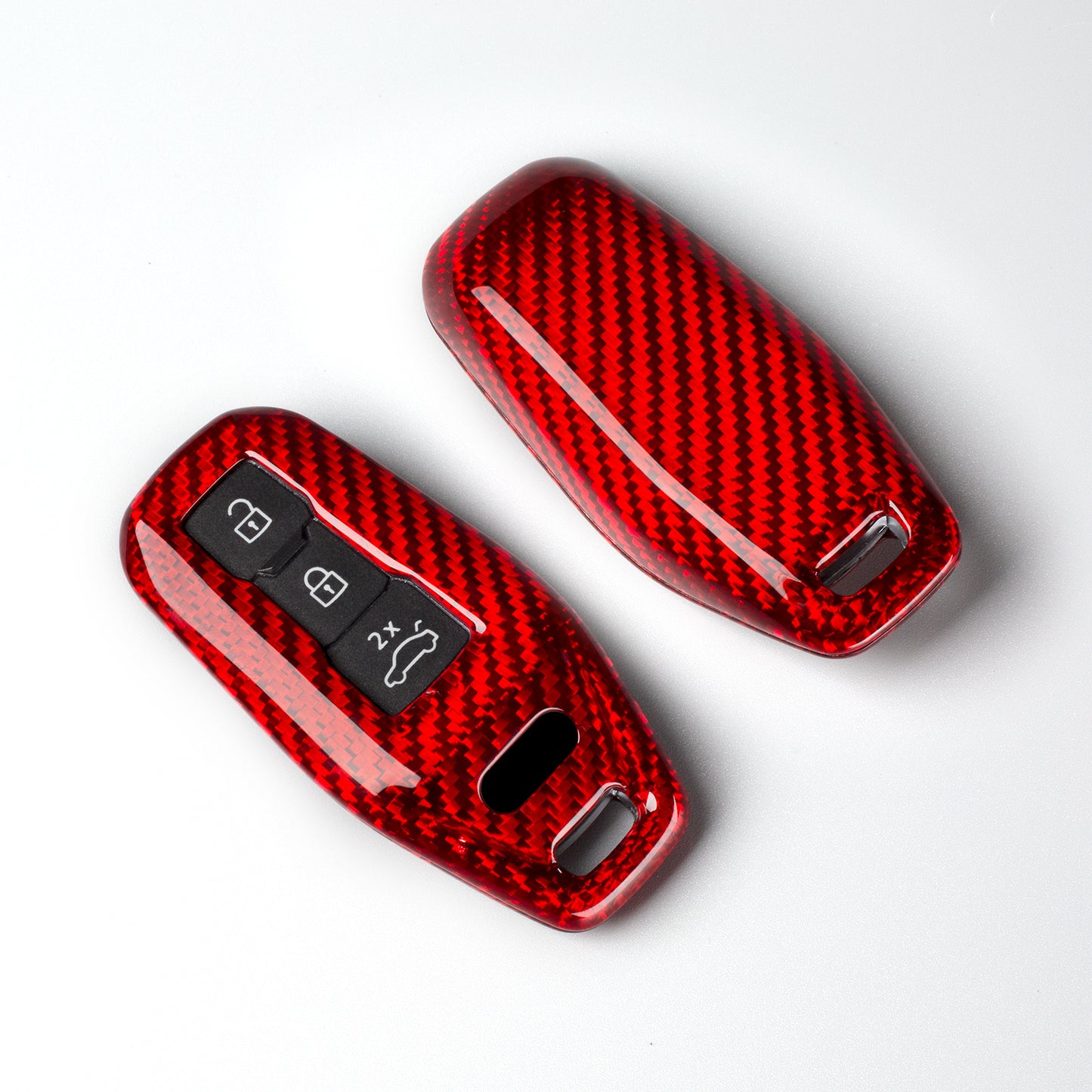 Калъф за ключодържател Audi Carbon Fiber (модел D)