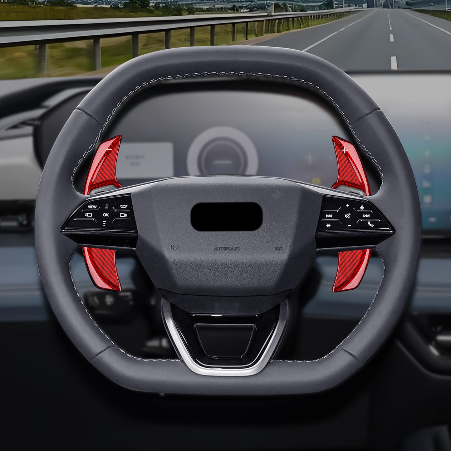 T-Carbon for Audi Carbon Fiber Paddle Shifters (Model H: 2024)