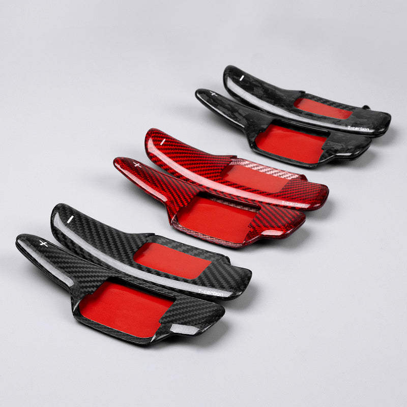T-Carbon for Chevrolet Corvette Carbon Fiber Paddle Shifters (Model B: Corvette C8)