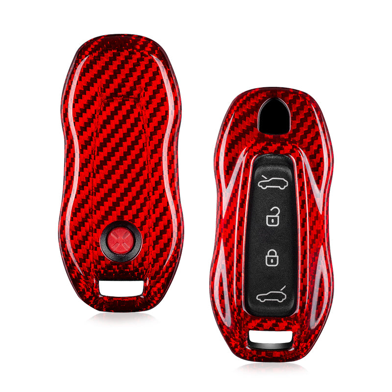 T-Carbon for Porsche Carbon Fiber Key Fob Case (Model E)