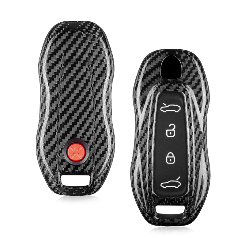T-Carbon for Porsche Carbon Fiber Key Fob Case (Model E)