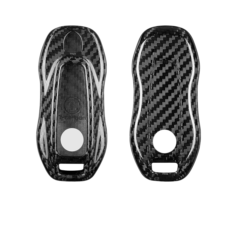 T-Carbon for Porsche Carbon Fiber Key Fob Case (Model E)