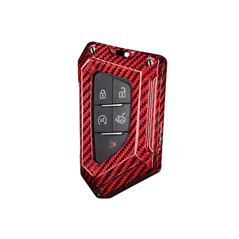 T-Carbon for Cadillac Carbon Fiber Transformers Key Fob Case (Model D)