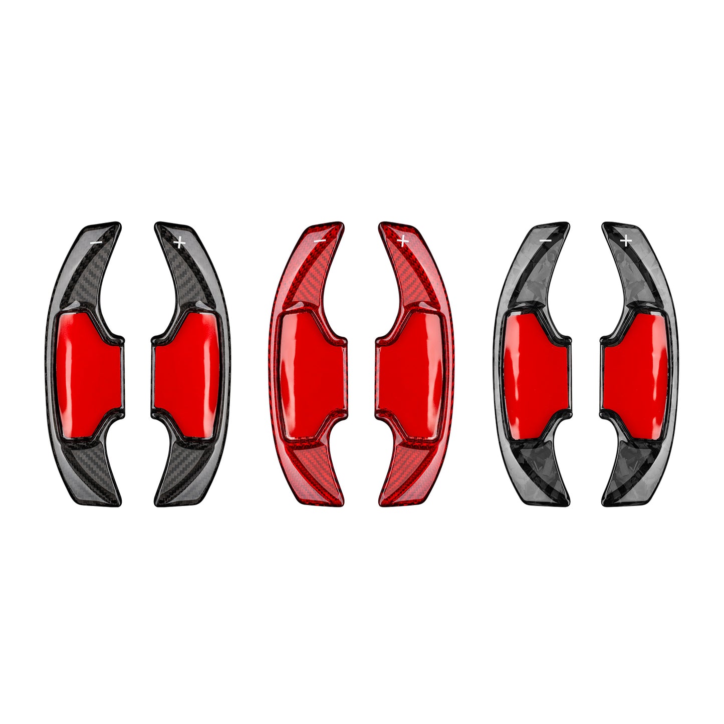 T-Carbon for Ford Mustang Carbon Fiber Paddle Shifters (Model C)