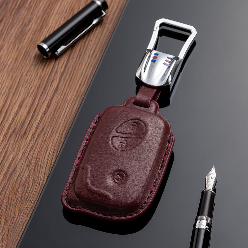 Leather Key Fob Cover for Lexus (Model A)