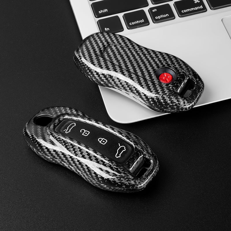 T-Carbon for Porsche Carbon Fiber Key Fob Case (Model E)