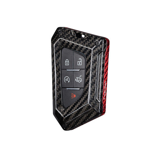 T-Carbon for Cadillac Carbon Fiber Transformers Key Fob Case (Model D)