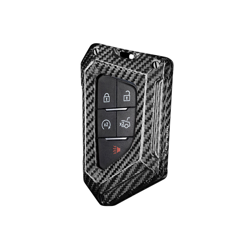 T-Carbon for Cadillac Carbon Fiber Transformers Key Fob Case (Model D)