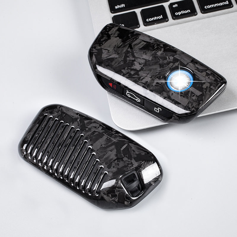 T-Carbon for BMW Carbon Fiber Key Fob Case (Model D)