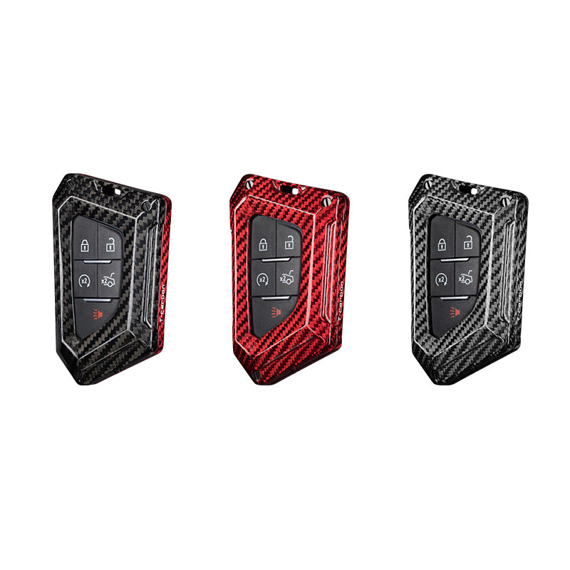 T-Carbon for Cadillac Carbon Fiber Transformers Key Fob Case (Model D)