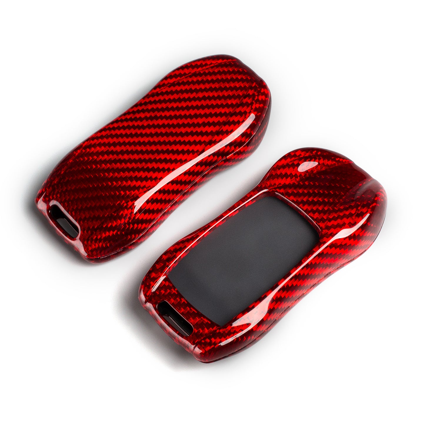 T-Carbon for Mercedes Benz Carbon Fiber Supercar Key Fob Case (Model B)