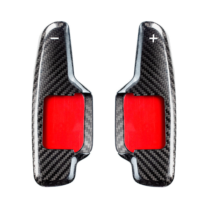 T-Carbon for Chevrolet Corvette Carbon Fiber Paddle Shifters (Model B: Corvette C8)