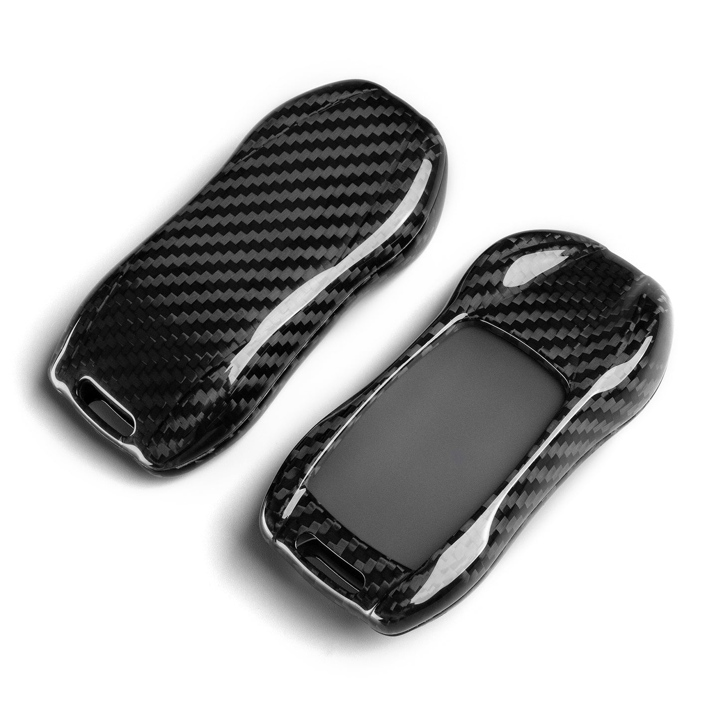 T-Carbon for Mercedes Benz Carbon Fiber Supercar Key Fob Case (Model B)