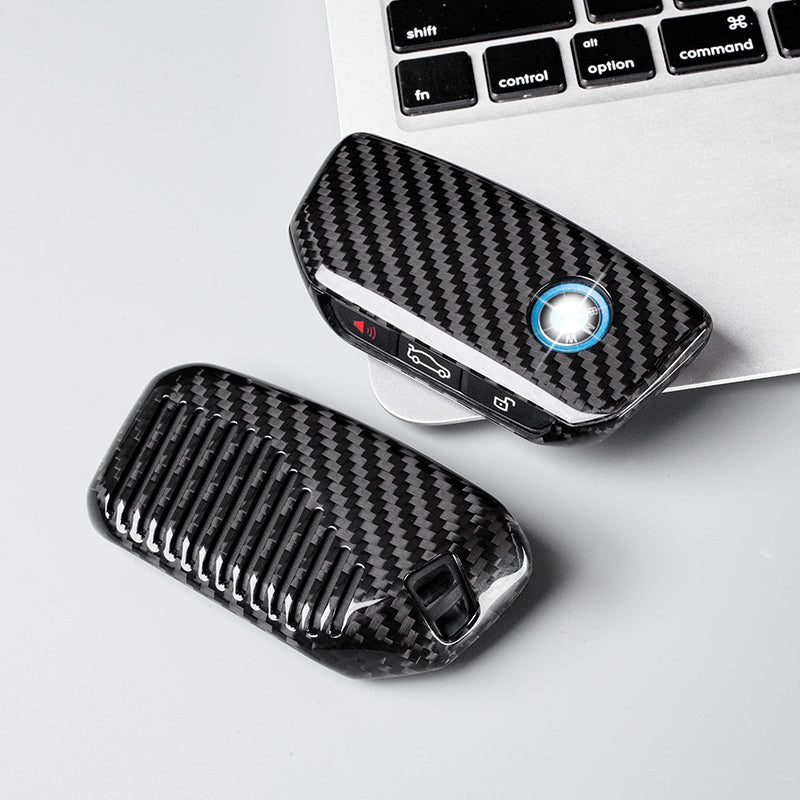 T-Carbon for BMW Carbon Fiber Key Fob Case (Model D)