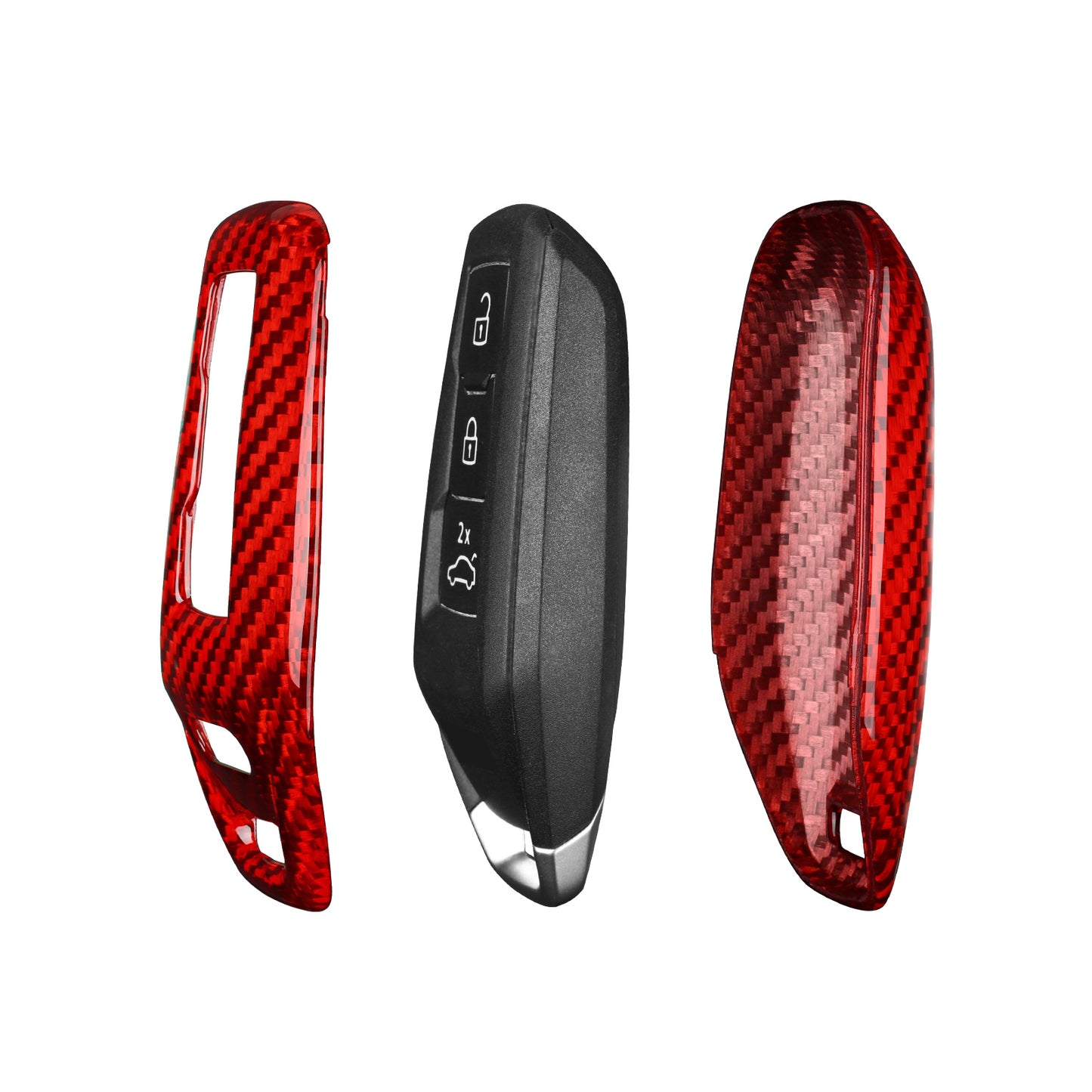 Калъф за ключодържател Audi Carbon Fiber (модел D)