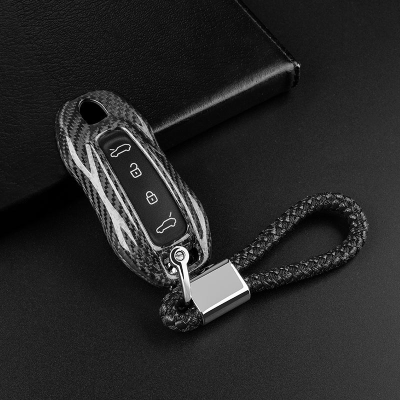 T-Carbon for Porsche Carbon Fiber Key Fob Case (Model E)