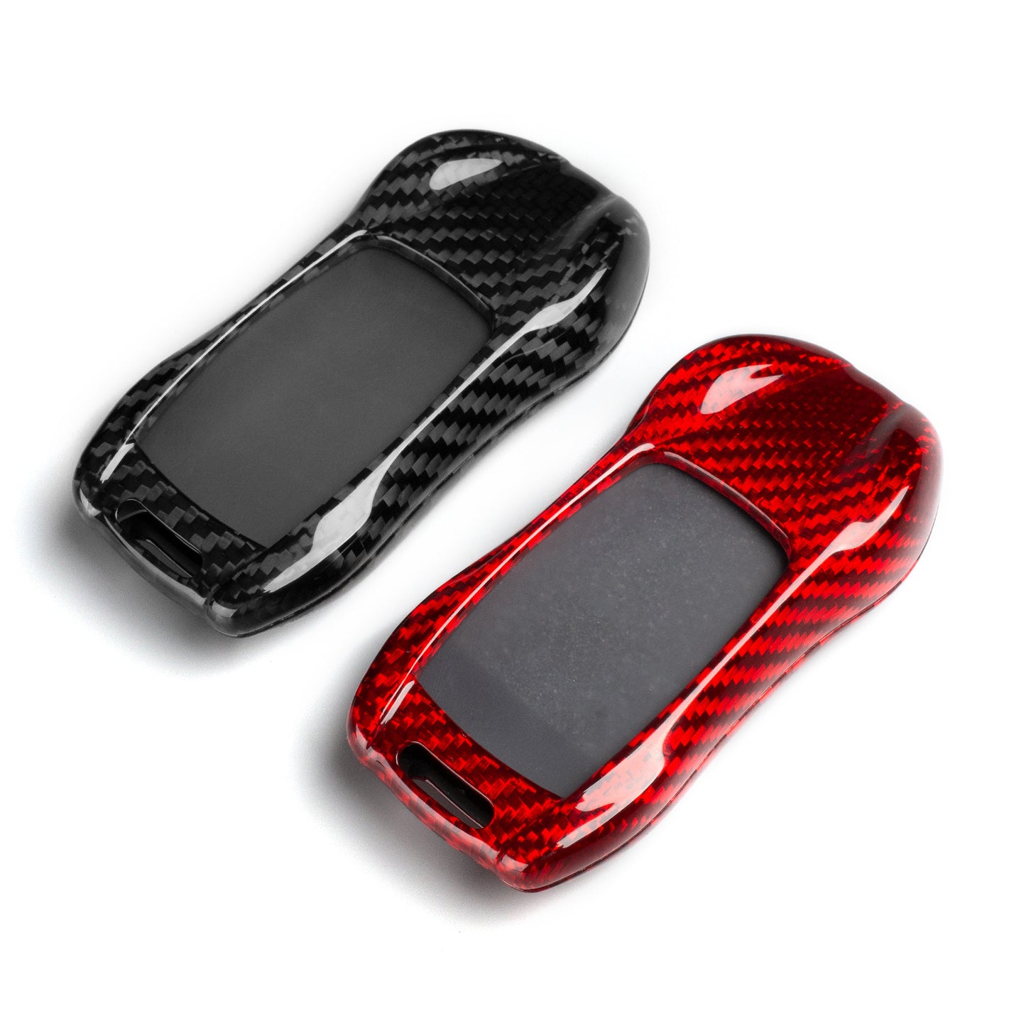 T-Carbon for Mercedes Benz Carbon Fiber Supercar Key Fob Case (Model B)