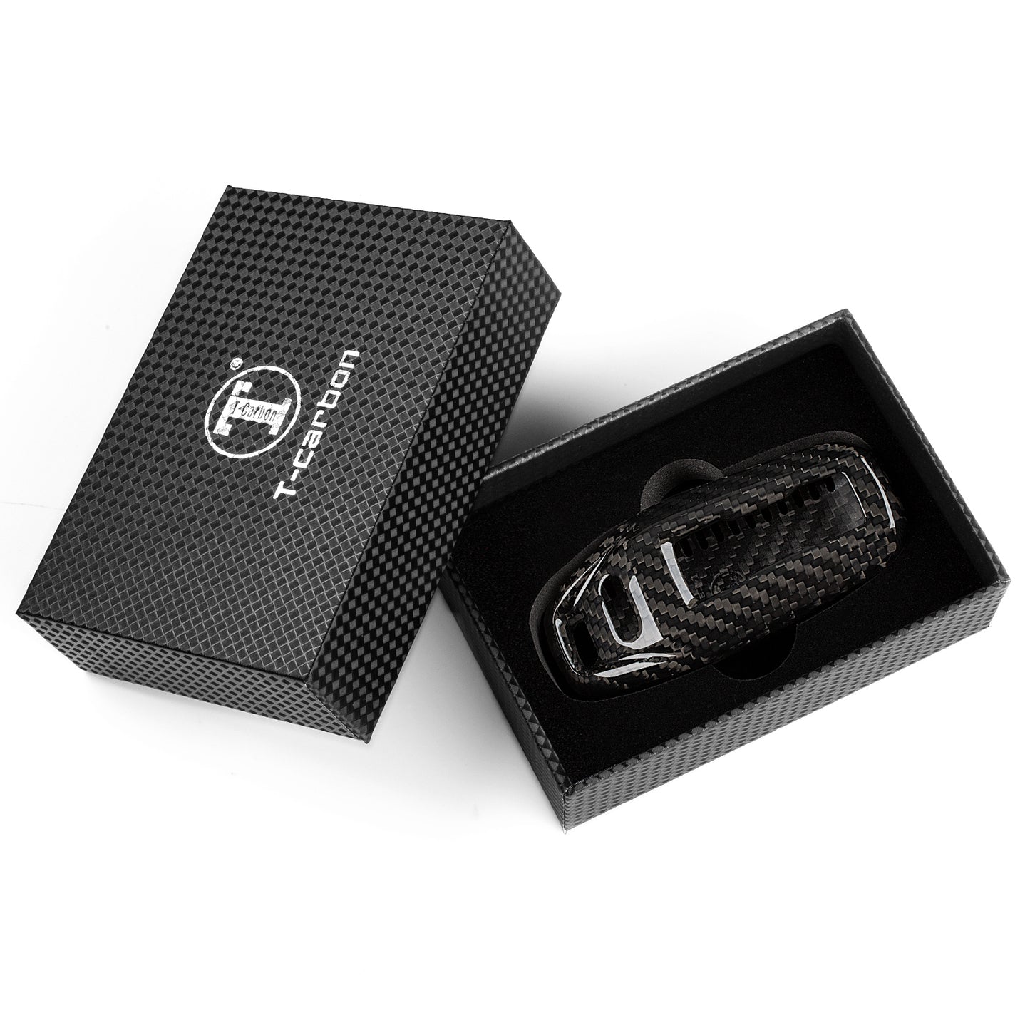 Калъф за ключодържател Audi Carbon Fiber (модел D)