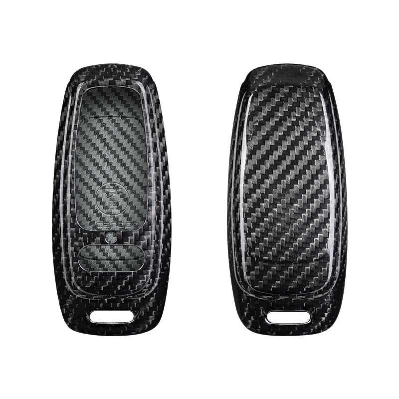 Audi Carbon Fiber Key Fob Case (Model D) - T-Carbon Official