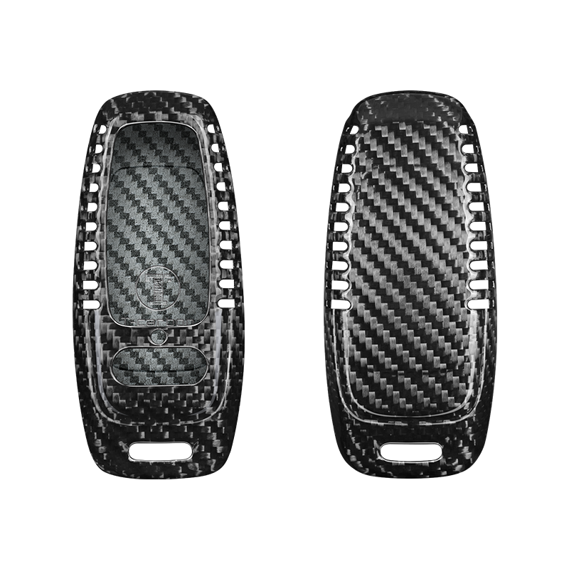 Audi Carbon Fiber Key Fob Case (Model D) - T-Carbon Official
