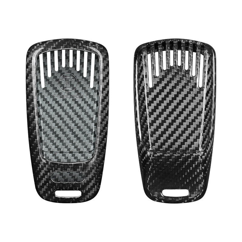 Audi Carbon Fiber Key Fob Case (Model C) - T-Carbon Official