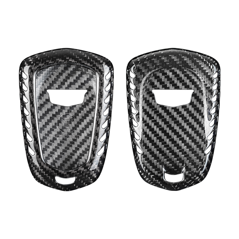 T-Carbon for Cadillac Carbon Fiber Key Fob Case (Model B) - T-Carbon Official Store