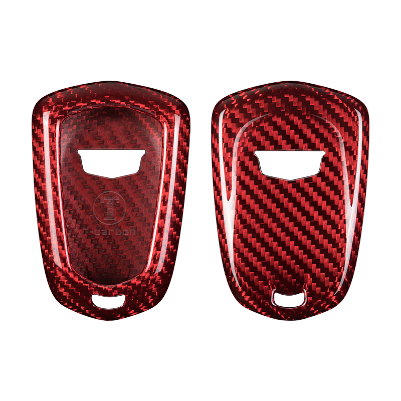 T-Carbon for Cadillac Carbon Fiber Key Fob Case (Model B) - T-Carbon Official Store