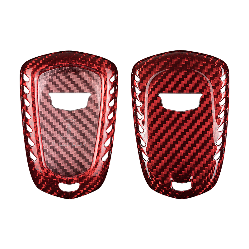 T-Carbon for Cadillac Carbon Fiber Key Fob Case (Model B) - T-Carbon Official Store