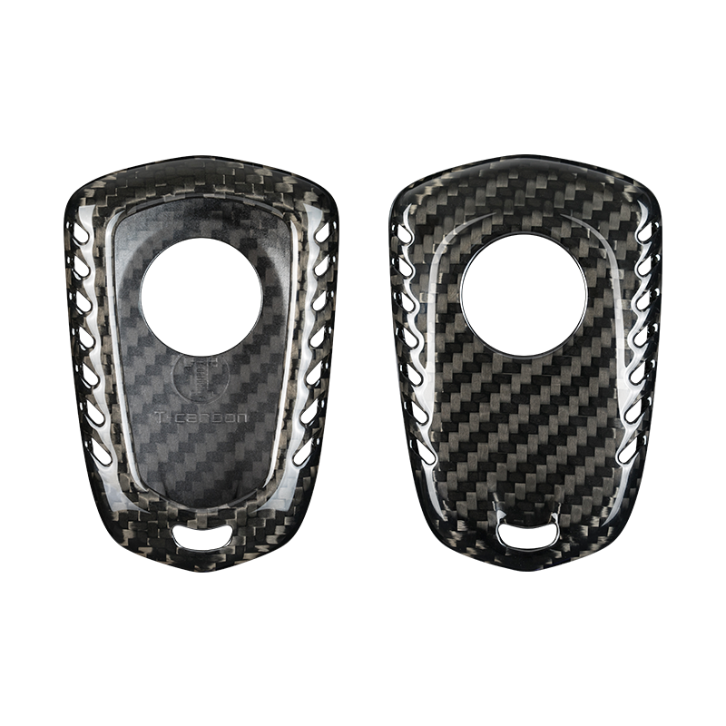 T-Carbon for Cadillac Carbon Fiber Key Fob Case (Model A) - T-Carbon Official Store