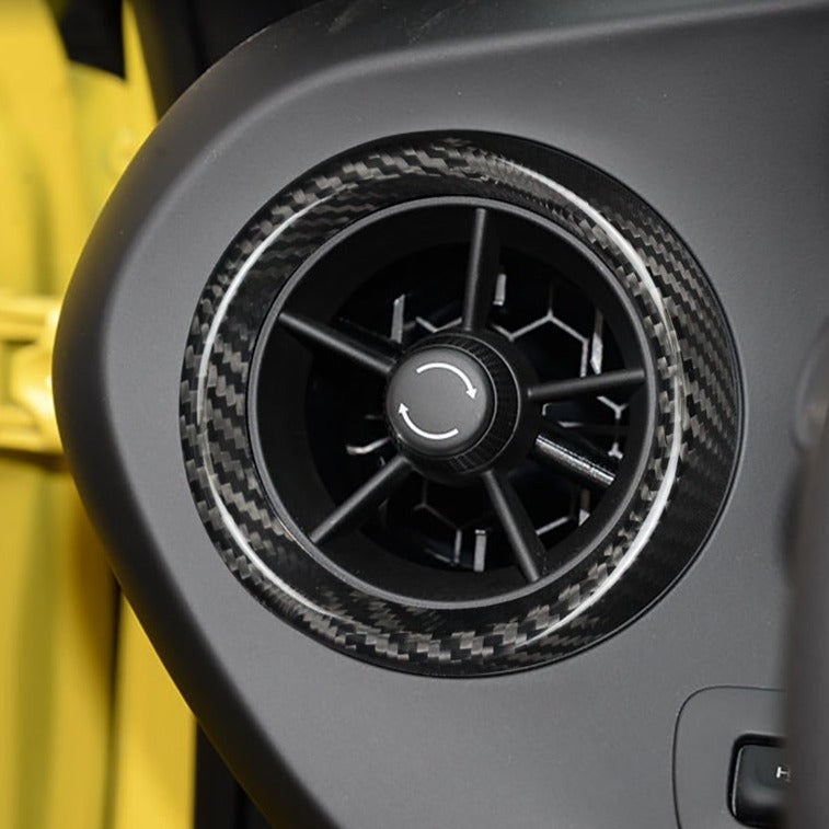 Carbon Fiber Front AC Vents Cover for Chevrolet (Model B)