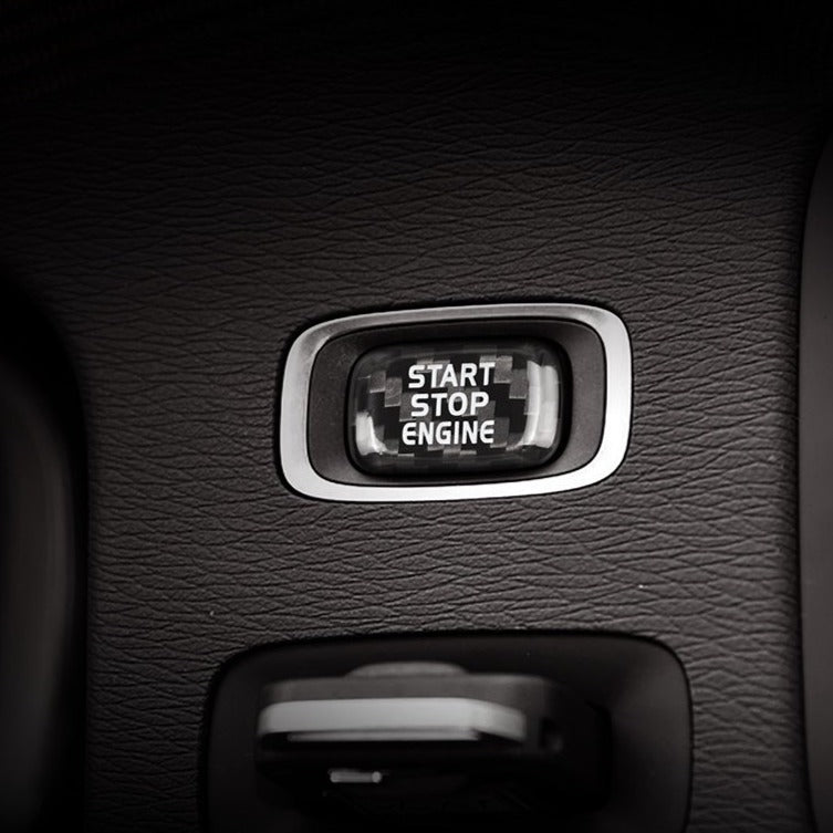 Carbon Fiber Start Stop Button for Volvo (Model A)