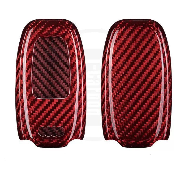 Audi Carbon Fiber Key Fob Case (Model A) - T-Carbon Official
