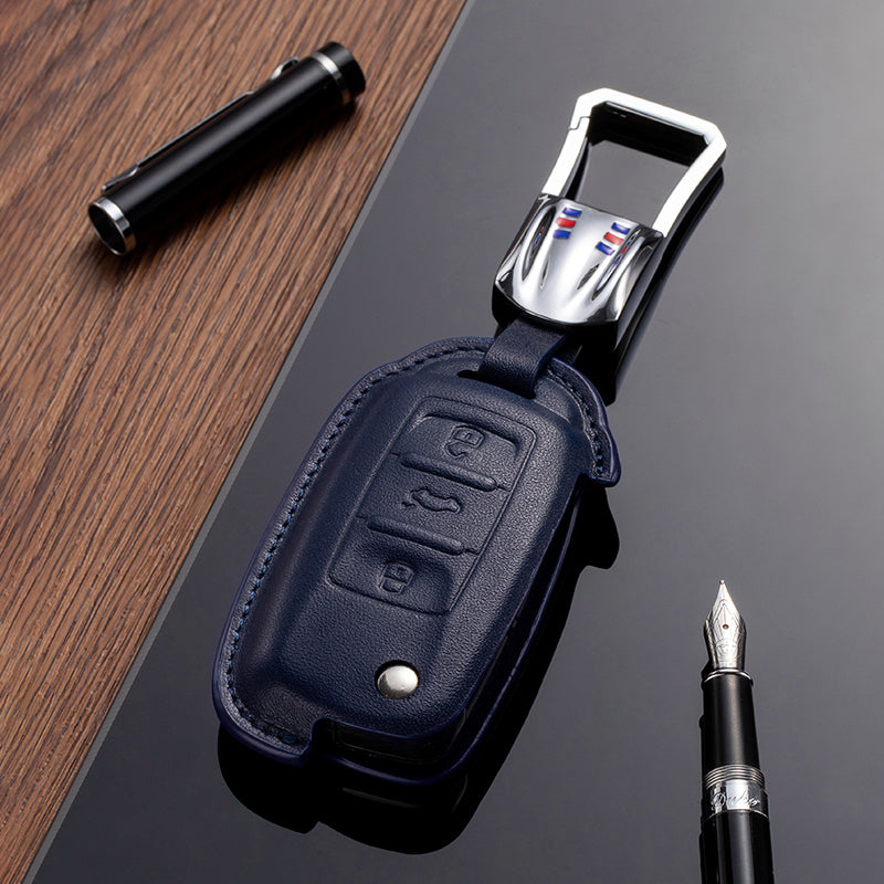 Leather Key Fob Cover for Volkswagen (Model A/B) - T-Carbon Official Store