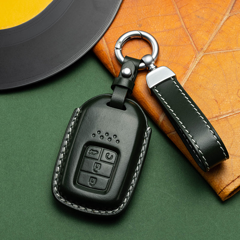 Exclusive Leather Key Fob Cover for Honda (Model C)