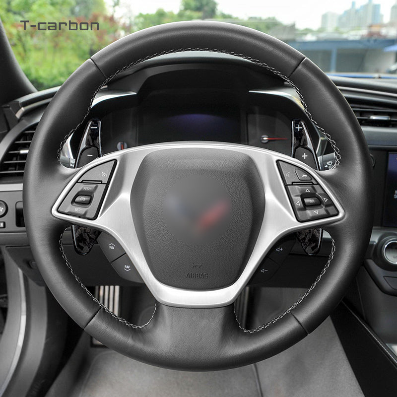 T-Carbon for Chevrolet Corvette Carbon Fiber Paddle Shifters (Model A: Corvette C7) - T-Carbon Official Store