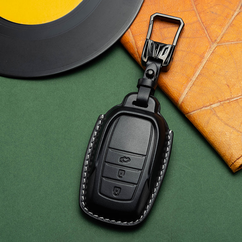Exclusive Leather Key Fob Cover for Toyota (Model B)
