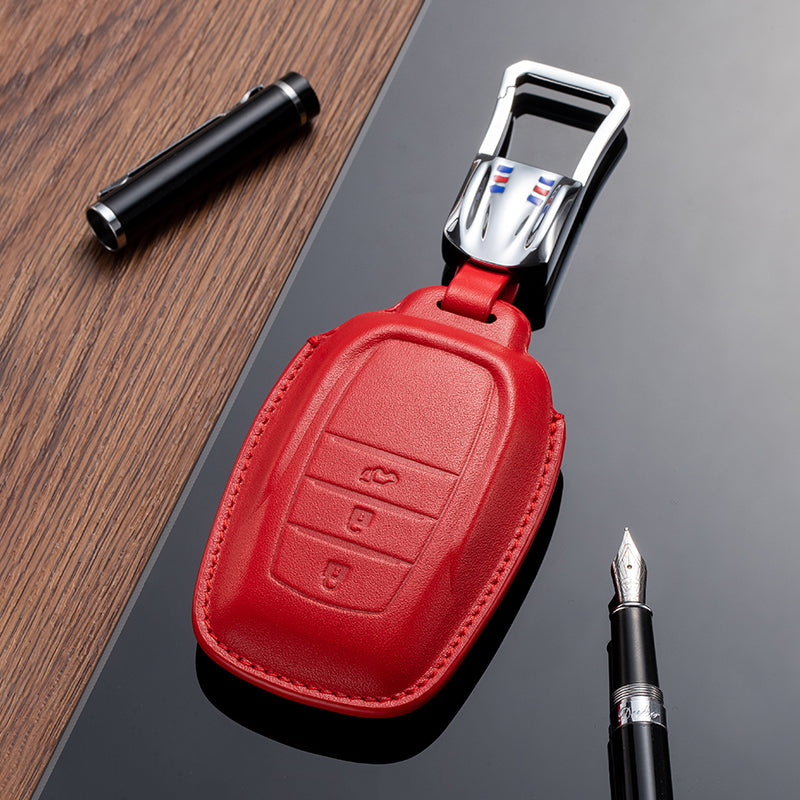 Leather Key Fob Cover for Toyota (Model B)