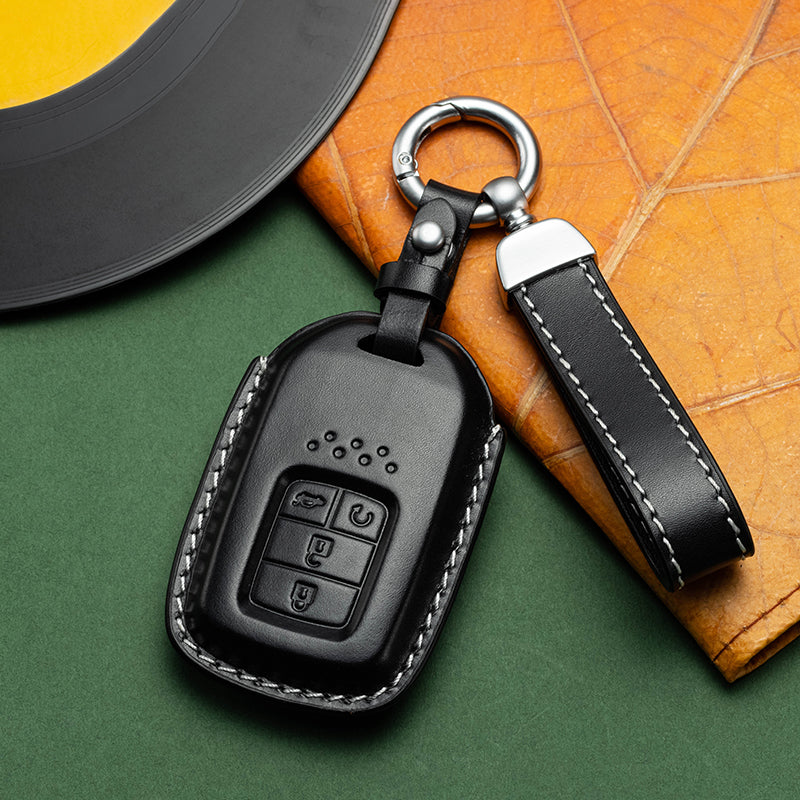 Exclusive Leather Key Fob Cover for Honda (Model C)