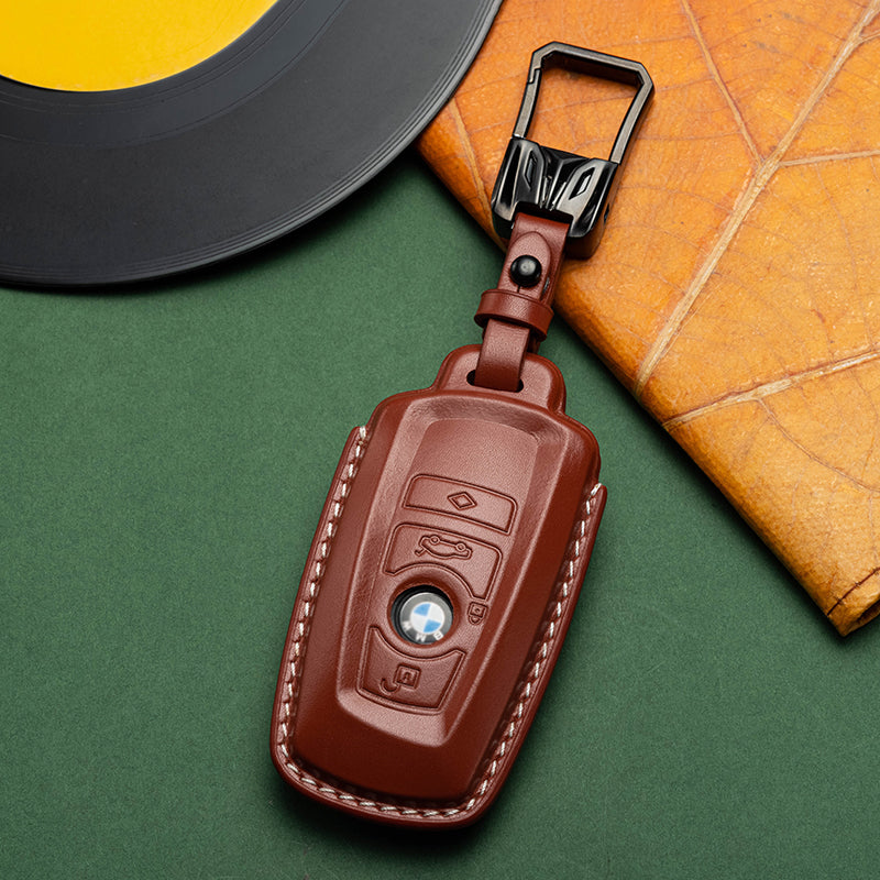 Exclusive Leather Key Fob Cover for BMW (Model A)