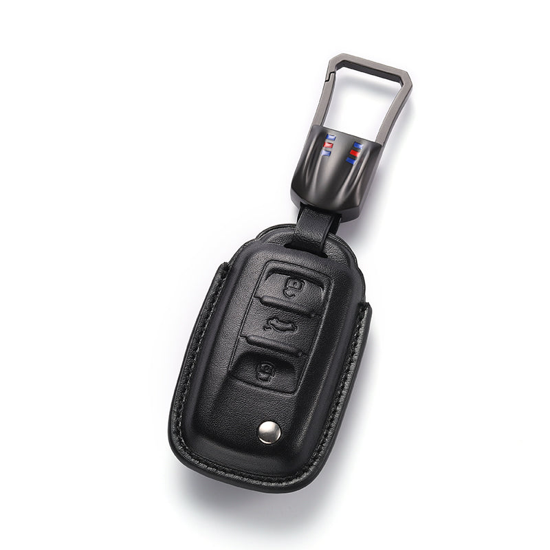 Leather Key Fob Cover for Volkswagen (Model A/B) - T-Carbon Official Store