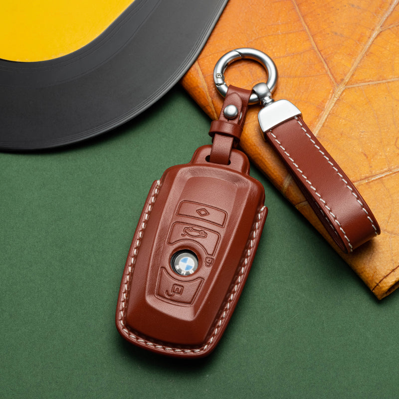 Exclusive Leather Key Fob Cover for BMW (Model A)