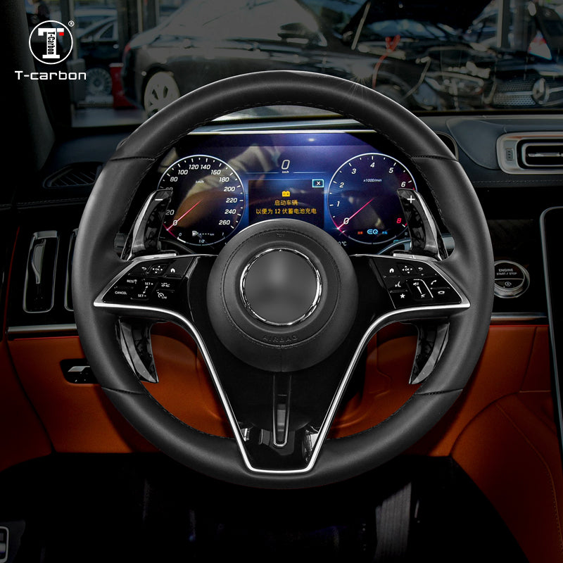 T-Carbon for Mercedes Benz Carbon Fiber Paddle Shifters (Model D: 2021)