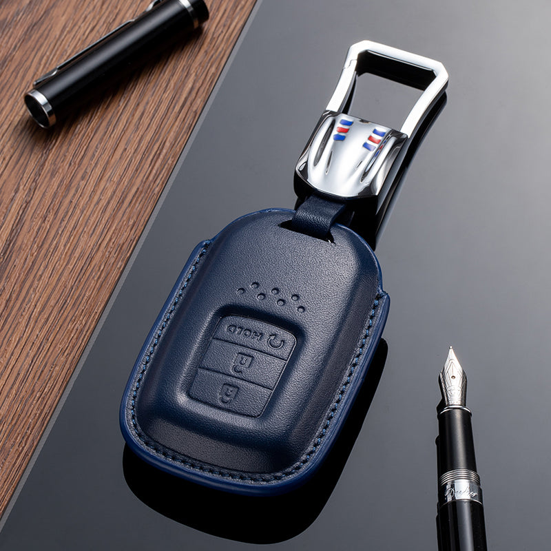 Leather Key Fob Cover for Honda (Model C) - T-Carbon Official Store