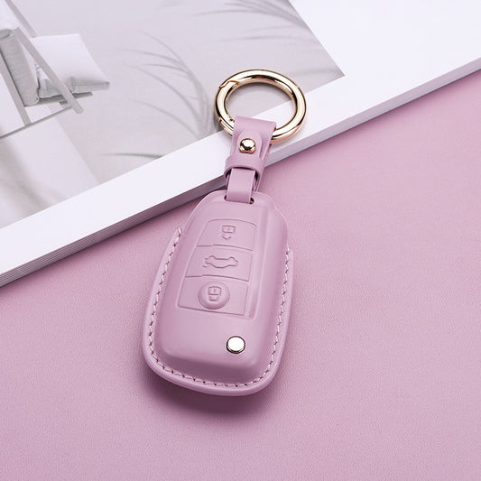 Pastel Leather Key Fob Cover Audi (Model B)